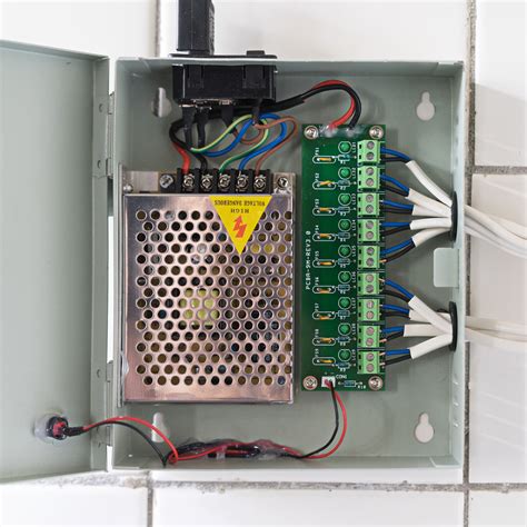 nordstrand cctv camera power supply distribution box|cctv power supply box installation.